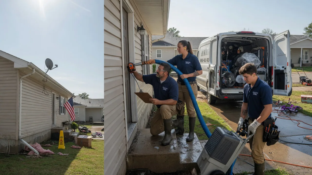 Ceiling Water Damage Restoration in Greenwood, NE near me